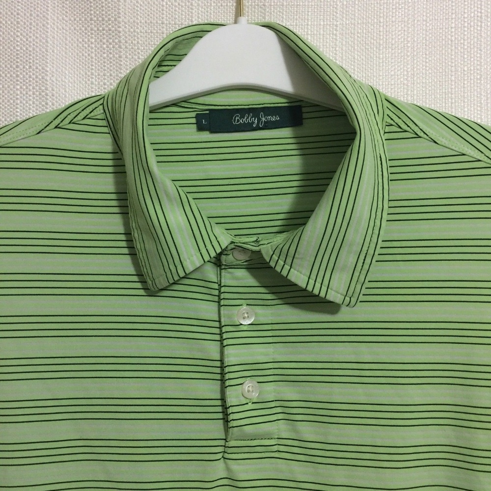 Bobby Jones X-H2O Performance Mens Polo Sz L - Picture 3 of 7